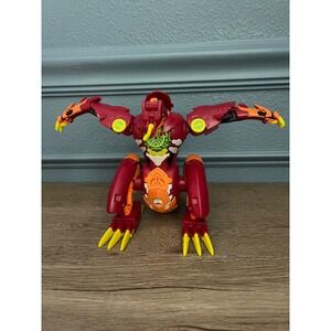 Bakugan‎ Darkus Ultra Dragonoid Toy Action Figure Red Orange Yellow Works